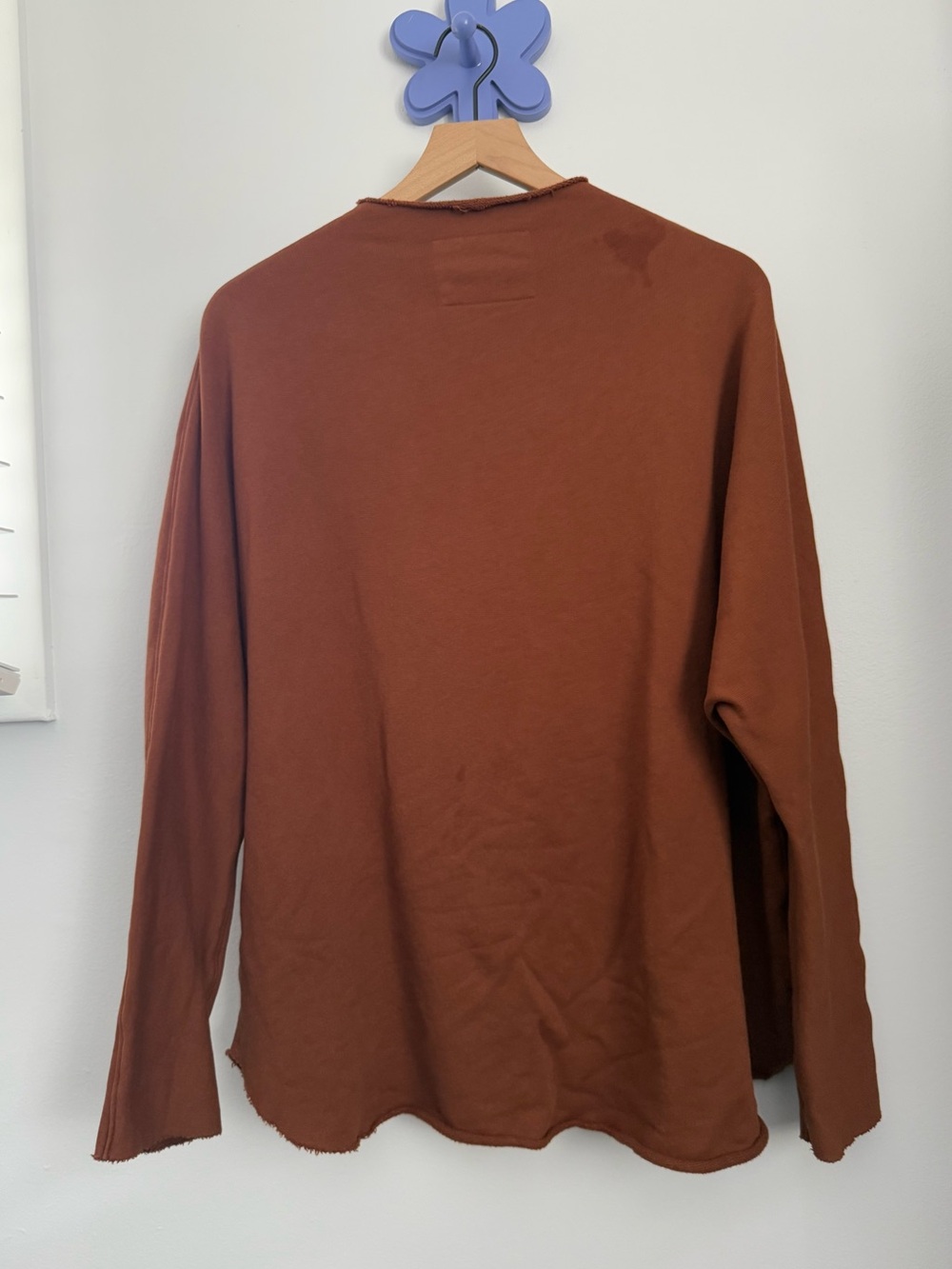 Frank Eileen Large Effie Long-Sleeve Funnel Neck Capelet Cinnamon Camel - Picture 7 of 9